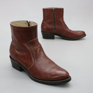 Durango Brown Leather Ankle Boots